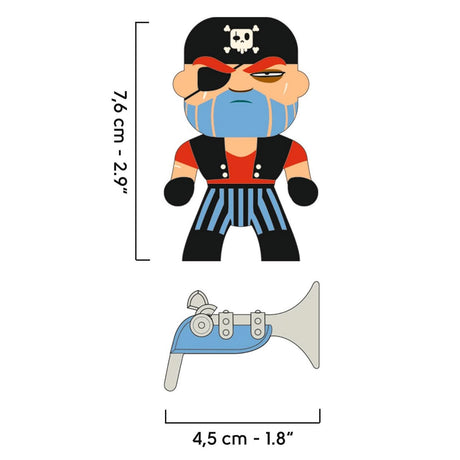 Figurine pirate Jack Skull - Figurines by Djeco