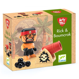 Figurine pirate Rick & canon Boumcrack - Figurines by Djeco
