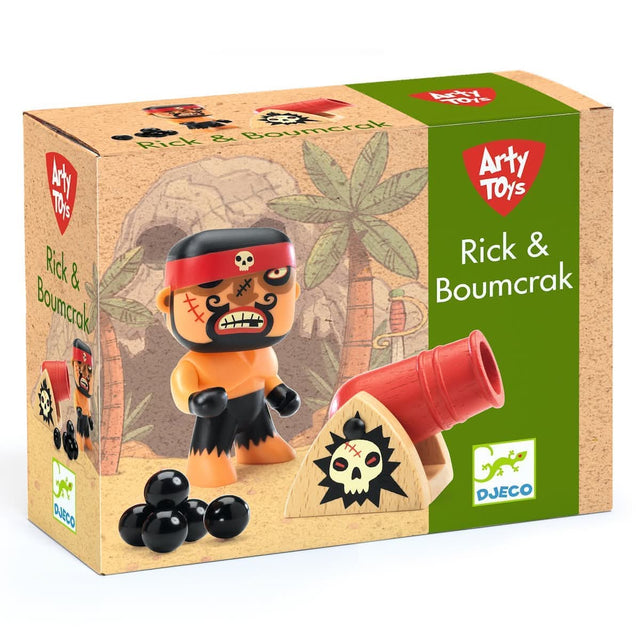 Figurine pirate Rick & canon Boumcrack - Figurines by Djeco