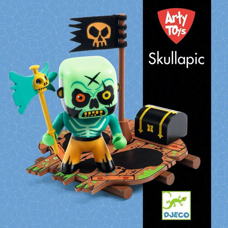 Figurine pirate Skullapic sur son radeau - Figurines by Djeco