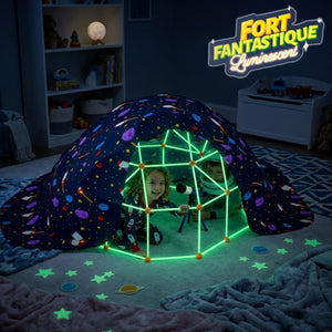 Fort fantastique phosphorescent (72 pcs) - Jeux de construction by PBI