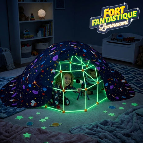 Fort fantastique phosphorescent (72 pcs) - Jeux de construction by PBI