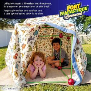 Fort fantastique phosphorescent (72 pcs) - Jeux de construction by PBI