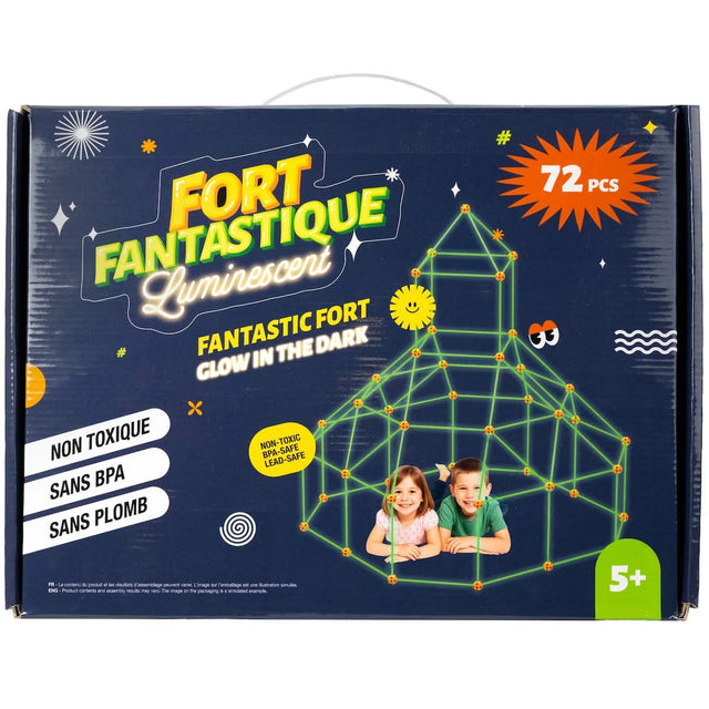 Fort fantastique phosphorescent (72 pcs) - Jeux de construction by PBI
