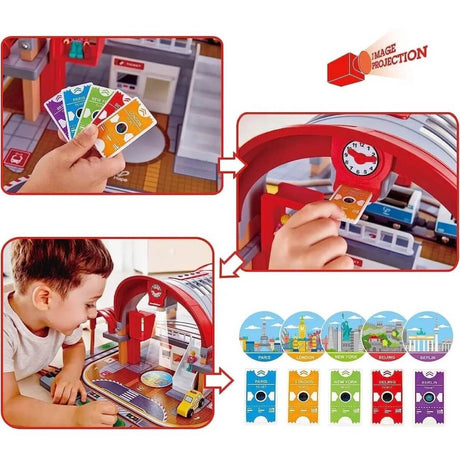 Gare centrale de Grand City-Ensembles de jeu-Hape-Comme des Pirates