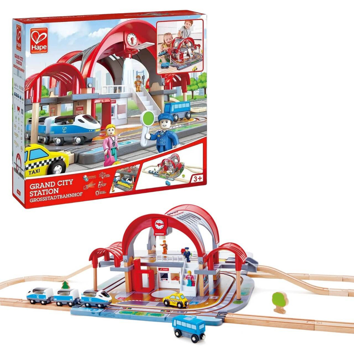 Gare centrale de Grand City-Ensembles de jeu-Hape-Comme des Pirates