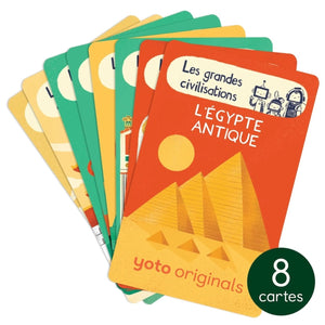 Cartes Yoto - BrainBots : Les grandes civilisations