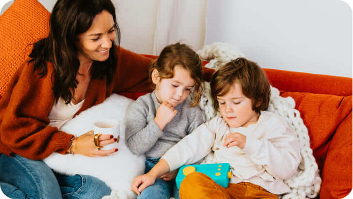 Moments de complicité en famille