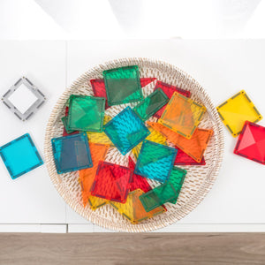 Tuiles magnétiques Fusée lumineuse (30 pcs) - Jeux de construction by Connetix