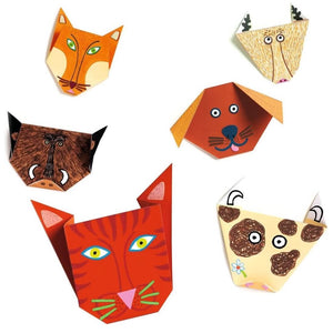Initiation à l'origami - Têtes d'animaux - Art & bricolage by Djeco