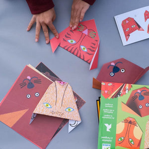 Initiation à l'origami - Têtes d'animaux - Art & bricolage by Djeco