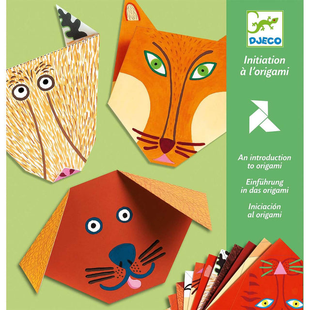 Initiation à l'origami - Têtes d'animaux-Art & bricolage-Djeco-Comme des Pirates