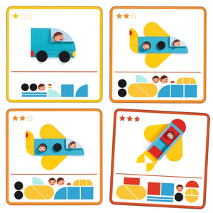 Jeu d'assemblage Ze Géo Vroom - Jeux d'assemblage by Djeco