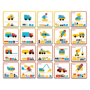 Jeu d'assemblage Ze Géo Vroom - Jeux d'assemblage by Djeco