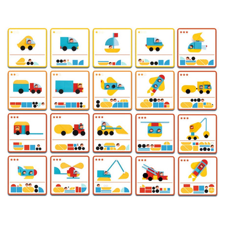 Jeu d'assemblage Ze Géo Vroom - Jeux d'assemblage by Djeco