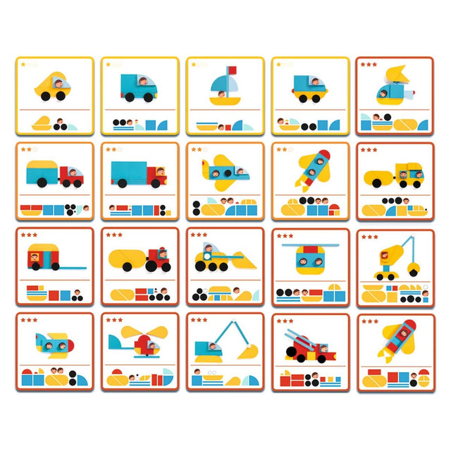 Jeu d'assemblage Ze Géo Vroom - Jeux d'assemblage by Djeco