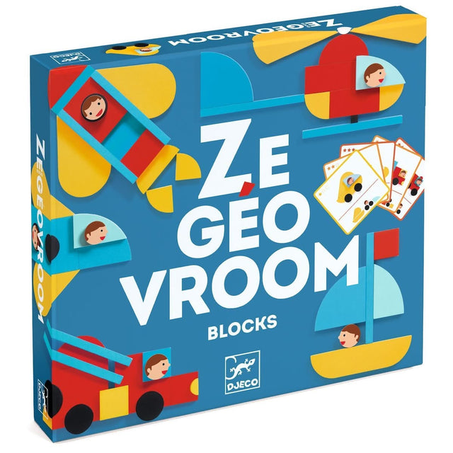 Jeu d'assemblage Ze Géo Vroom - Jeux d'assemblage by Djeco