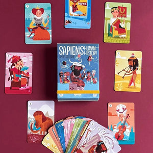 Jeu de 7 familles - Sapiens, l'histoire humaine - Jeux de société by Londji