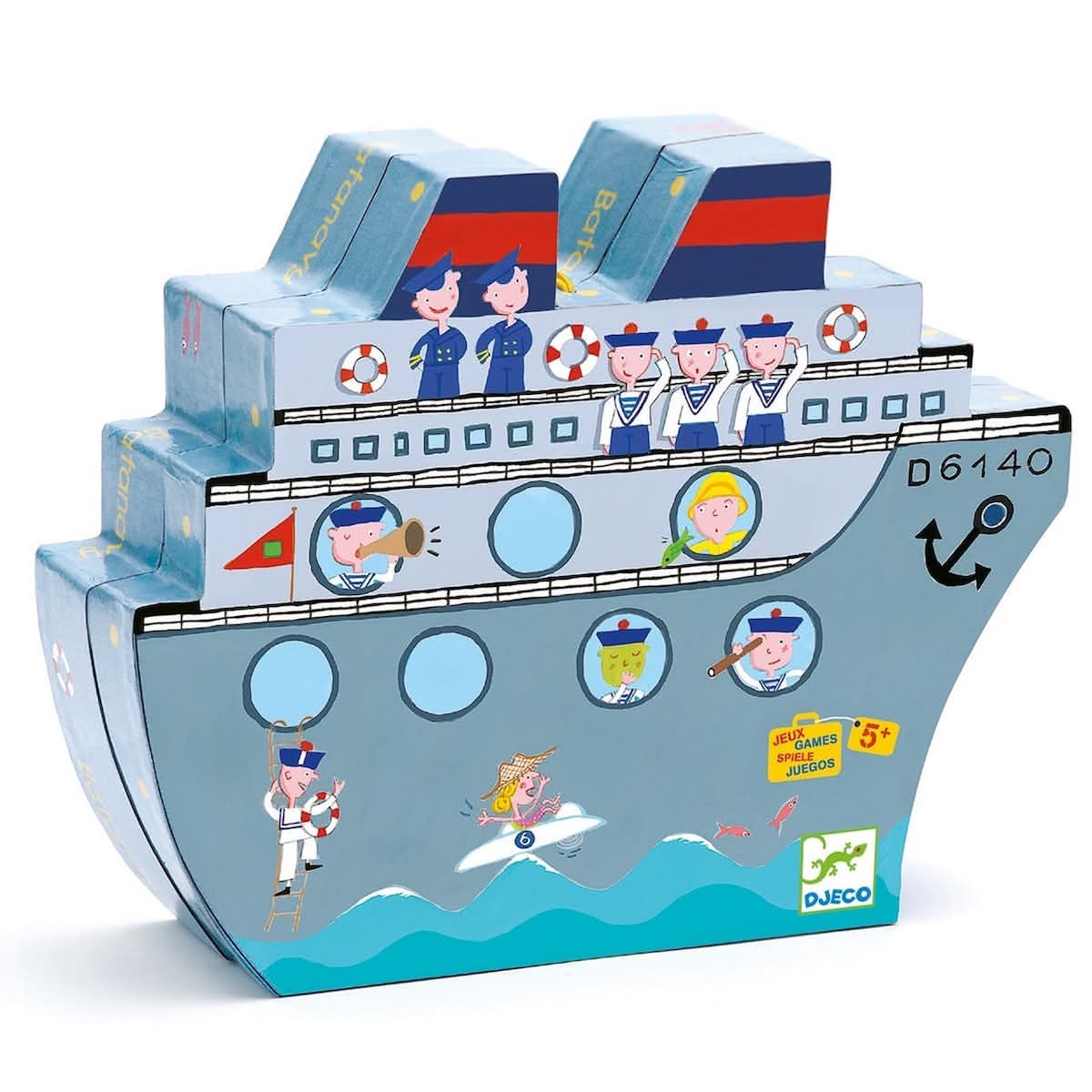 Jeu de bataille navale Naviplouf - Jeux de société by Djeco