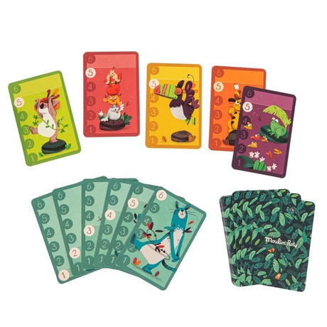 Jeu de cartes Bataille dans la Jungle - Jeux de société by Moulin Roty