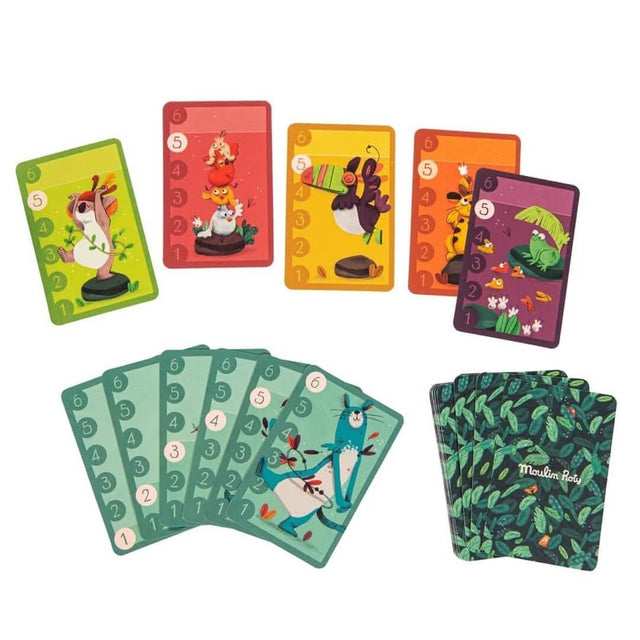 Jeu de cartes Bataille dans la Jungle - Jeux de société by Moulin Roty