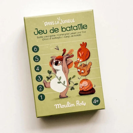 Jeu de cartes Bataille dans la Jungle - Jeux de société by Moulin Roty