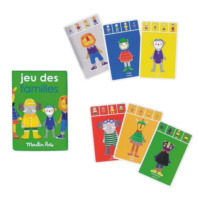 Jeu de cartes des 7 familles Popipop - Jeux de société by Moulin Roty