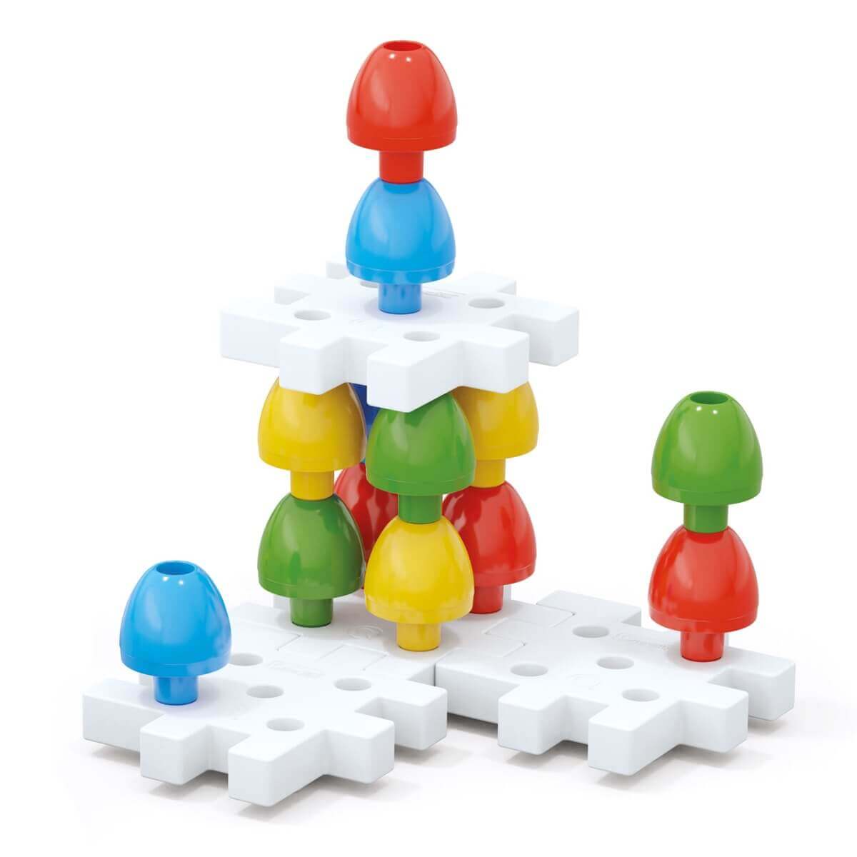 Jeu de chevilles Jumbo Peggy (20 pcs) - Jeux de construction by Quercetti