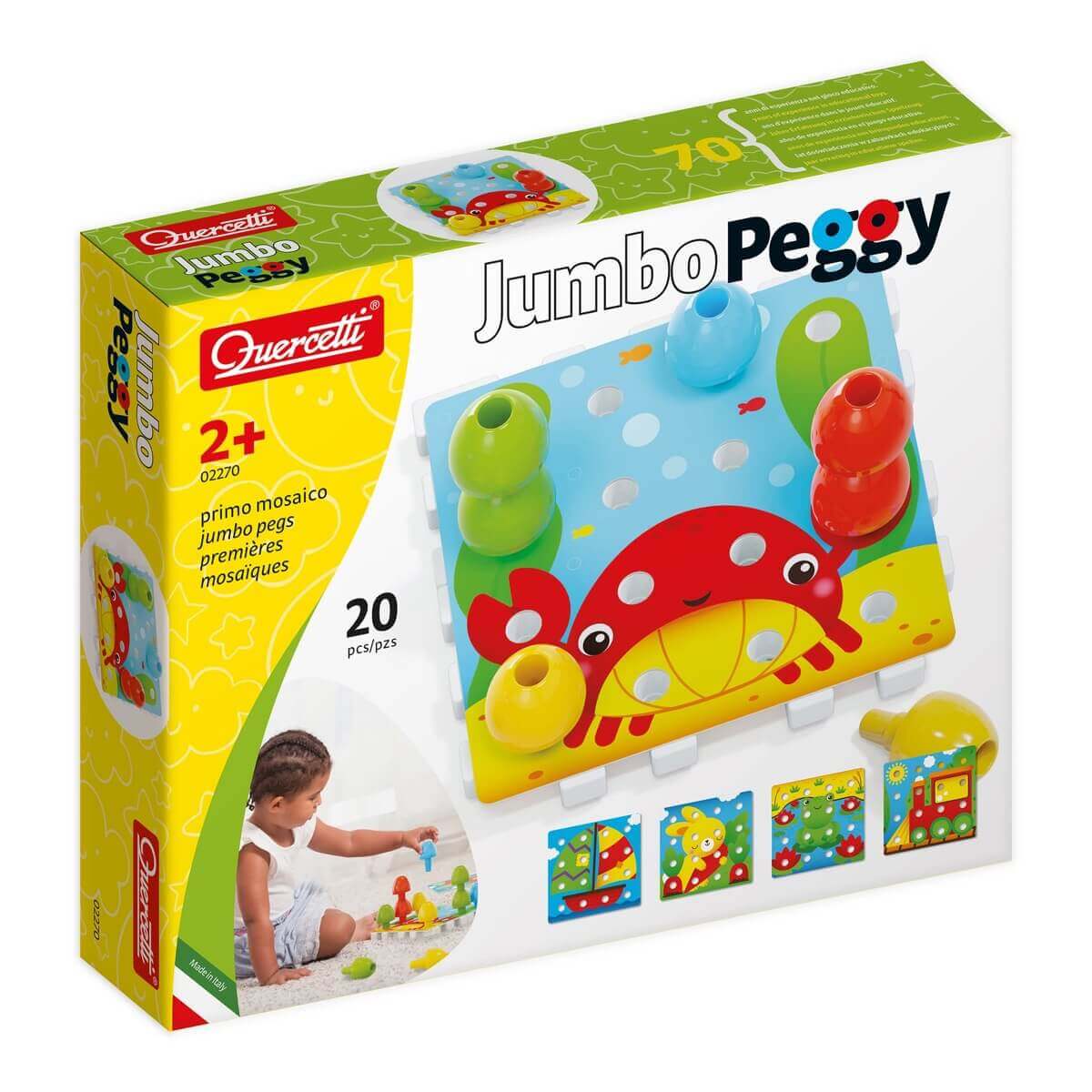 Jeu de chevilles Jumbo Peggy (20 pcs) – Comme des Pirates