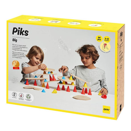 Jeu de construction Piks Large (64 pcs) - Jeux de construction by OPPI