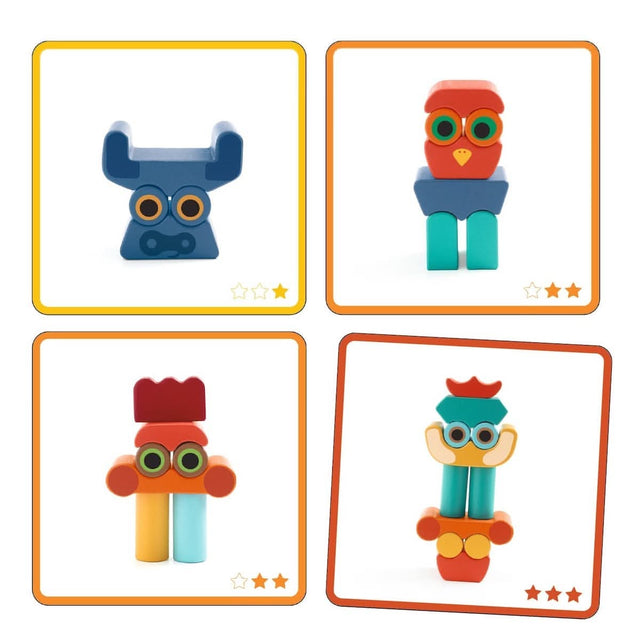 Jeu de construction Ze Faces - Jeux d'assemblage by Djeco