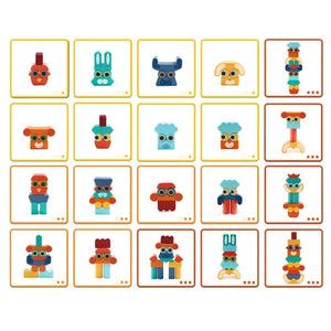 Jeu de construction Ze Faces - Jeux d'assemblage by Djeco