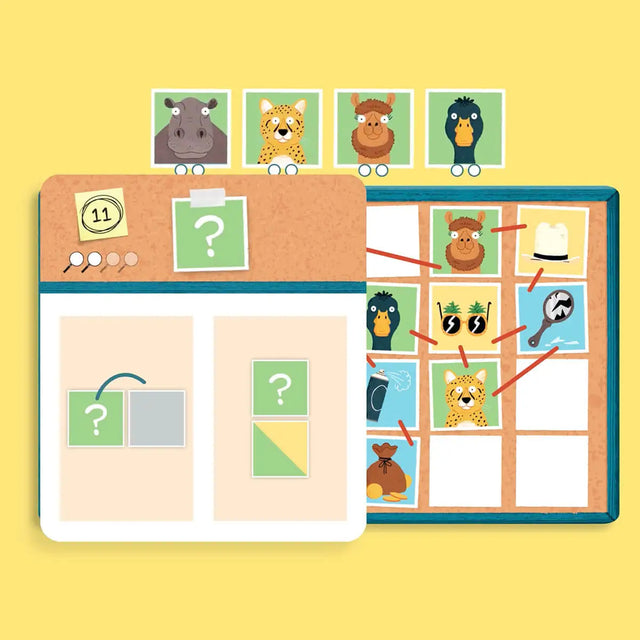 Jeu de déduction Détective Sologic - Jeux de logique by Djeco