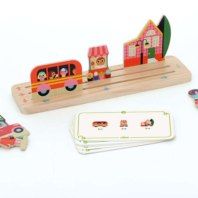 Jeu de déduction Oussassplass dans la Ville - Jeux de logique by Vilac