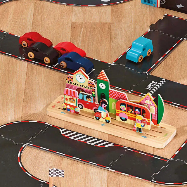Jeu de déduction Oussassplass dans la Ville - Jeux de logique by Vilac