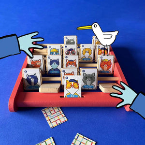 Jeu de déduction Qui es-tu? Les loufoques - Jeux de société by Moulin Roty