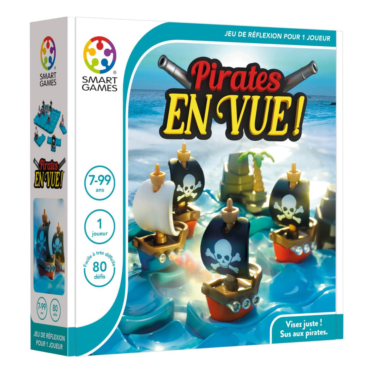 Jeu de logique Pirates en vue!-Smart Games-Comme des Pirates