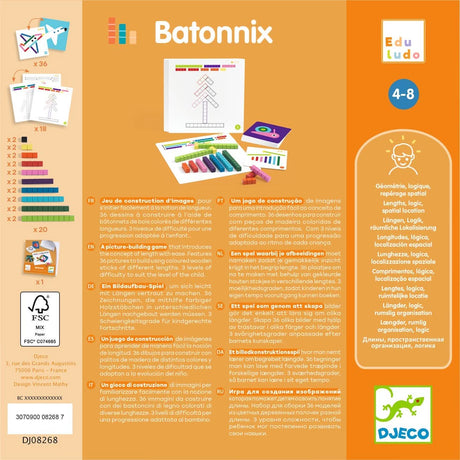Jeu de manipulation Batonnix - Jeux éducatifs by Djeco