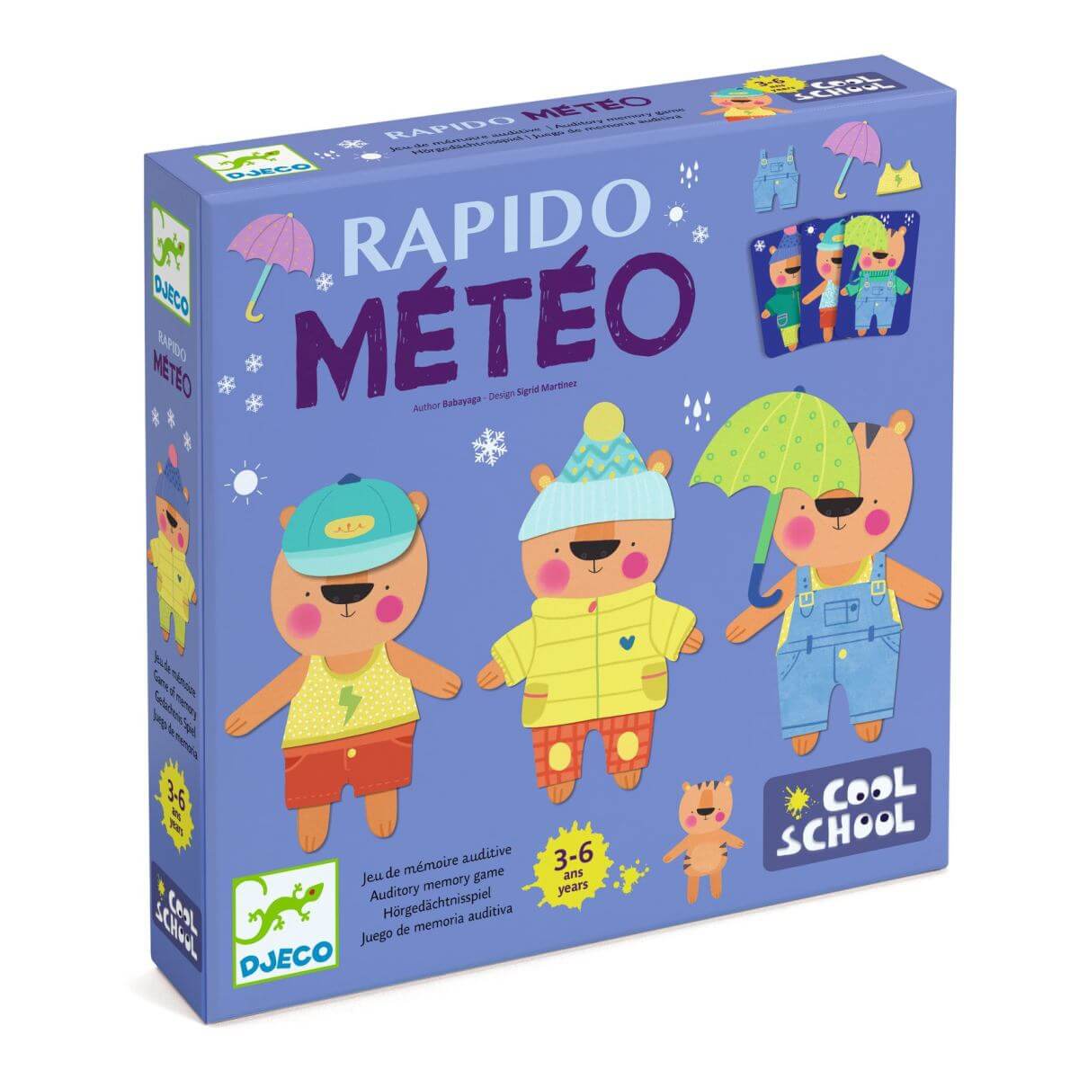 Jeu de mémoire auditive Rapido Météo-Jeux de société-Djeco-Comme des Pirates