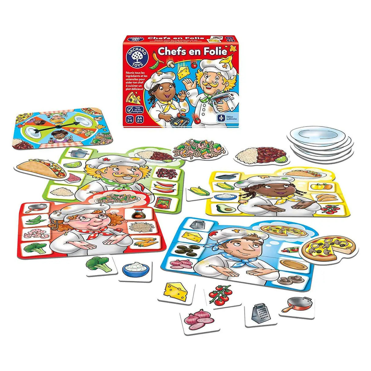 Jeu de mémoire Chefs en folie-Jeux de société-Orchard Toys-Comme des Pirates