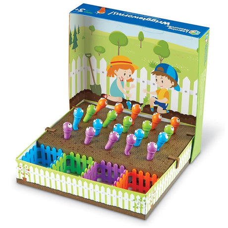 Jeu de motricité fine Wriggleworms! – Les vers dans le jardin - Jeux de motricité fine by Learning Resources