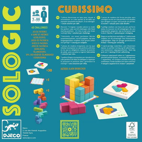 Jeu de patience Cubissimo - Jeux de logique by Djeco