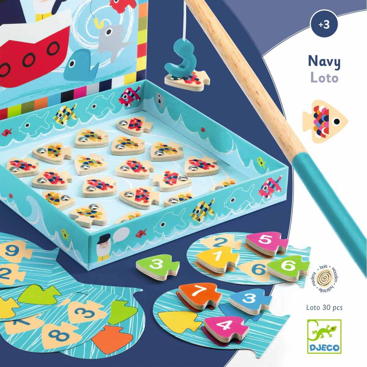 Jeu de pêche éducative Navy Loto-Jeux de société-Djeco-Comme des Pirates