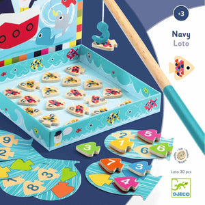 Jeu de pêche éducative Navy Loto-Jeux de société-Djeco-Comme des Pirates