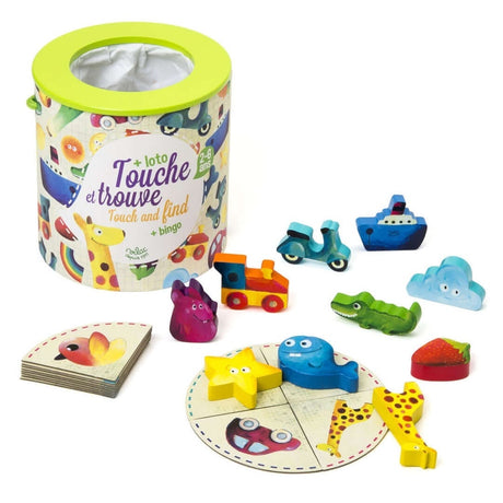 Jeu de reconnaissance tactile Touche et trouve - Jeux de motricité fine by Vilac