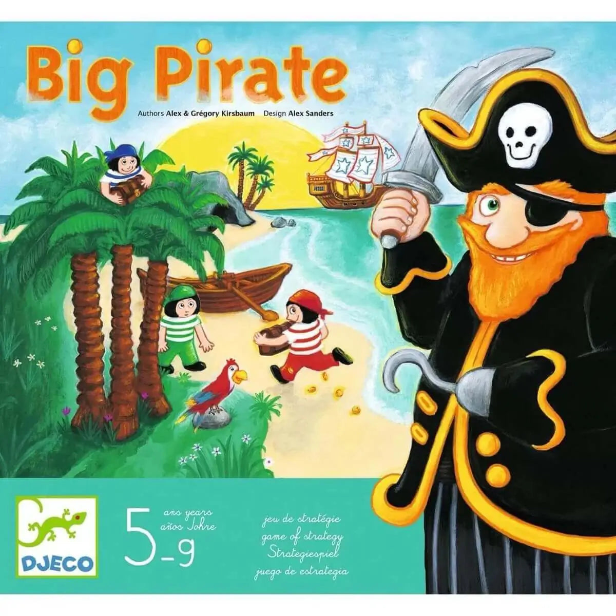 Big Pirate Treasure Hunt Strategy Game