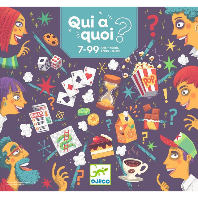 Jeu d'énigmes Qui a quoi? - Jeux de société by Djeco