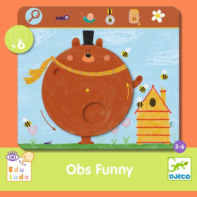 Jeu d'observation Obs Funny - Jeux éducatifs by Djeco