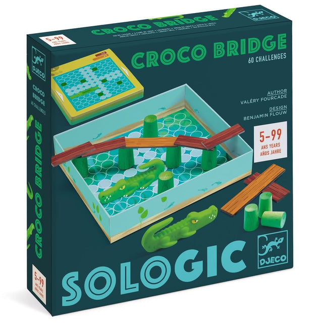 Jeu Sologic - Croco Bridge - Jeux de logique by Djeco