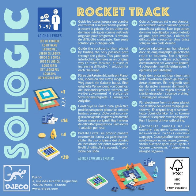 Jeu Sologic - Rocket Track - Jeux de logique by Djeco